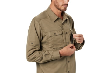 Image of Mountain Hardwear Canyon Long Sleeve Shirt - Men's, Ridgeline, Large, OM7043204-L