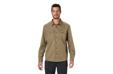 Image of Mountain Hardwear Canyon Long Sleeve Shirt - Men's, Ridgeline, Large, OM7043204-L