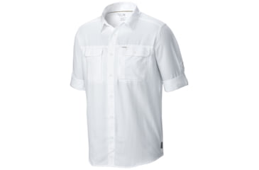 Image of Mountain Hardwear Canyon Long Sleeve Shirt - Men's, White, Large, OM7043100-L