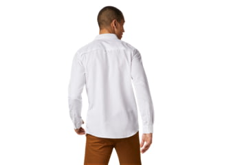 Image of Mountain Hardwear Canyon Long Sleeve Shirt - Men's, White, Large, OM7043100-L