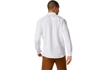 Image of Mountain Hardwear Canyon Long Sleeve Shirt - Mens, White, Extra Large, 1648751100-XL