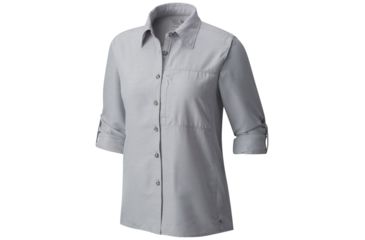 Image of Mountain Hardwear Canyon Long Sleeve Shirt - Women's, Steam, XS 1648531089-XS
