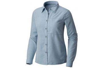 Image of Mountain Hardwear Canyon Long Sleeve Shirt - Women's, Storm Cloud, L 1648531440-L