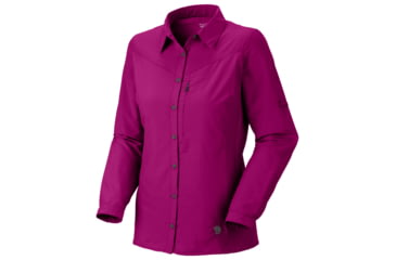 Image of Mountain Hardwear Canyon Long Sleeve Shirt - Women's-Deep Blush-6