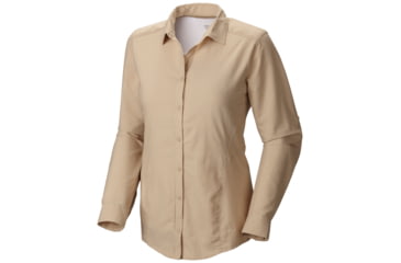 Image of Mountain Hardwear Canyon Long Sleeve Shirt - Women's-Oatmeal-2
