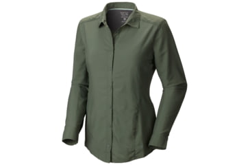 Image of Mountain Hardwear Canyon Long Sleeve Shirt - Women's-Vert-2