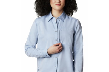 Image of Mountain Hardwear Canyon Long Sleeve Shirt - Womens, Deep Lake, Extra Large, 1648531451-Deep Lake-XL