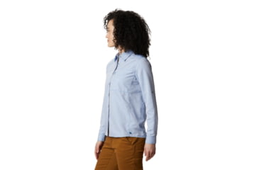 Image of Mountain Hardwear Canyon Long Sleeve Shirt - Womens, Deep Lake, Small, 1648531451-S