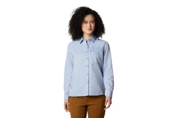 Image of Mountain Hardwear Canyon Long Sleeve Shirt - Womens, Deep Lake, Small, 1648531451-S