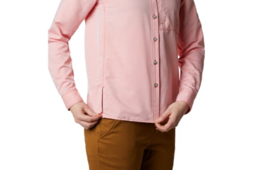 Image of Mountain Hardwear Canyon Long Sleeve Shirt - Womens, Desert Red, Extra Small, 1648531831-XS