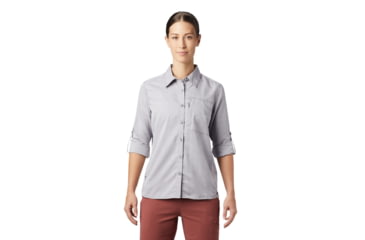 Image of Mountain Hardwear Canyon Long Sleeve Shirt - Womens, Dusted Sky, Medium, 1648531549-M