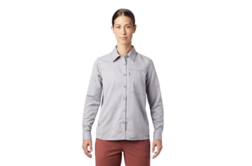Image of Mountain Hardwear Canyon Long Sleeve Shirt - Womens, Dusted Sky, Medium, 1648531549-M