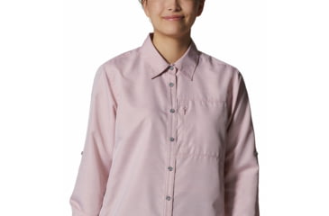 Image of Mountain Hardwear Canyon Long Sleeve Shirt - Womens, Rosehip, Small, 1648531668-Rosehip-S