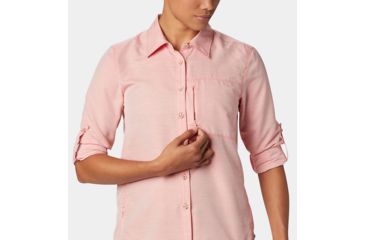 Image of Mountain Hardwear Canyon Long Sleeve Shirt - Womens, Solstice Red, Small, 1648531804-S