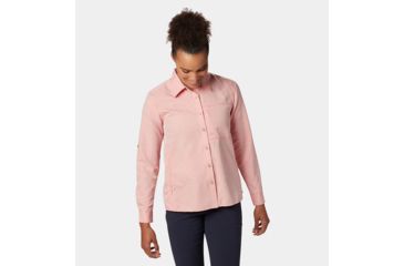 Image of Mountain Hardwear Canyon Long Sleeve Shirt - Womens, Solstice Red, Small, 1648531804-S