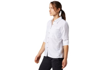 Image of Mountain Hardwear Canyon Long Sleeve Shirt - Womens, White, Medium, 1648531100-M