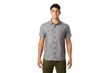 Image of Mountain Hardwear Canyon Pro Short Sleeve Shirt - Men's, Void, Large, 1879031012-L