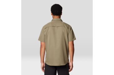 Image of Mountain Hardwear Canyon Short Sleeve - Men's, Stone Green, M, 2110231-397-M