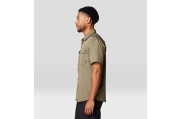 Image of Mountain Hardwear Canyon Short Sleeve - Men's, Stone Green, M, 2110231-397-M
