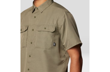 Image of Mountain Hardwear Canyon Short Sleeve - Men's, Stone Green, M, 2110231-397-M