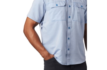 Image of Mountain Hardwear Canyon Short Sleeve Shirt - Mens, Deep Lake, Medium, 1648771451-M