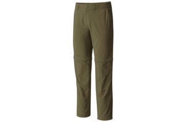 Image of Mountain Hardwear Castil Convertible Pant - Men's, Peatmoss, 42 1574061214-42-30