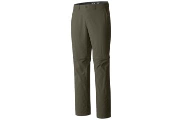 Image of Castil Convertible Pant - Mens-Stone Green-Short Inseam-36 Waist