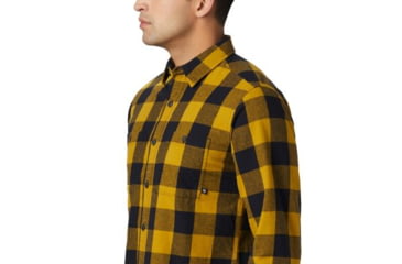 Image of Mountain Hardwear Catalyst Edge Long Sleeve Shirt - Mens, Dark Bolt, Medium, 1851101236-M