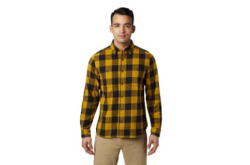 Image of Mountain Hardwear Catalyst Edge Long Sleeve Shirt - Mens, Dark Bolt, Medium, 1851101236-M