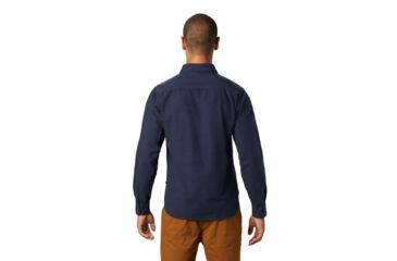 Image of Mountain Hardwear Catalyst Edge Long Sleeve Shirt - Mens, Dark Zinc, Large, 1851101406-L