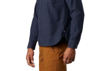 Image of Mountain Hardwear Catalyst Edge Long Sleeve Shirt - Mens, Dark Zinc, Large, 1851101406-L
