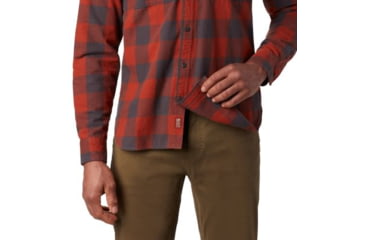 Image of Mountain Hardwear Catalyst Edge Long Sleeve Shirt - Mens, Rusted, Large, 1851101801-L