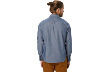 Image of Mountain Hardwear Cathedral Ledge Long Sleeve Shirt - Mens, Chambray, Large, 1828961472-L