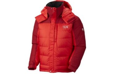 Image of Mountain Hardwear Chillwave Jacket - Men's-Cherry Bomb/Red Velvet-Small