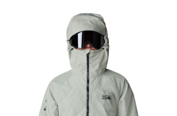 Image of Mountain Hardwear Cloud Bank Gore-Tex Jacket - Womens, White Sage, Extra Large, 2092451341-XL