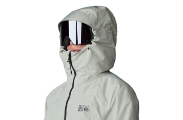 Image of Mountain Hardwear Cloud Bank Gore-Tex Jacket - Womens, White Sage, Extra Large, 2092451341-XL