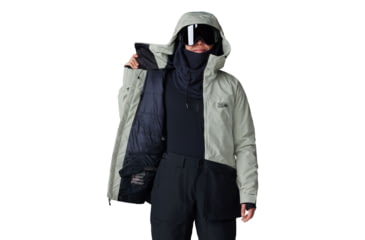 Image of Mountain Hardwear Cloud Bank Gore-Tex Jacket - Womens, White Sage, Extra Large, 2092451341-XL