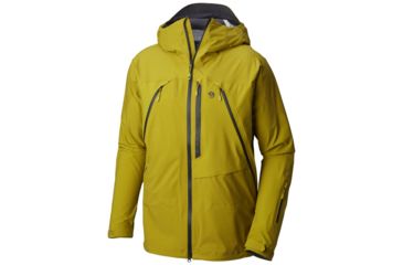 Image of Mountain Hardwear CloudSeeker Ski Shell Jacket - Mens, Dark Citron, Medium, 1812571358-M