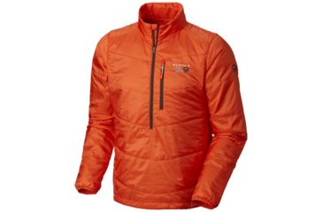 Image of Mountain Hardwear Compressor Pullover Men's-State Orange-Large
