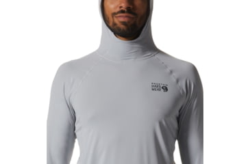 Image of Mountain Hardwear Crater Lake Long Sleeve Hoody - Men's, Glacial, M, 1982411-097-M