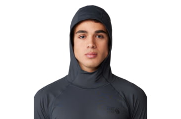 Image of Mountain Hardwear Crater Lake Long Sleeve Hoody - Mens, 004, S, 1982411-004-S