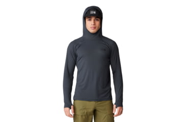 Image of Mountain Hardwear Crater Lake Long Sleeve Hoody - Mens, 004, S, 1982411-004-S