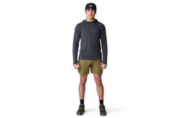 Image of Mountain Hardwear Crater Lake Long Sleeve Hoody - Mens, 004, S, 1982411-004-S