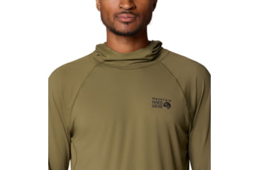 Image of Mountain Hardwear Crater Lake Long Sleeve Hoody - Men's, Combat Green, XL, 1982411-353-XL