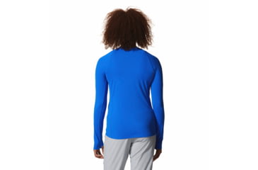 Image of Mountain Hardwear Crater Lake Long Sleeve Top - Womens, Bright Island Blue, Small, 1982721409-B-S