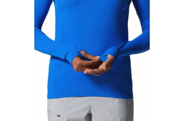 Image of Mountain Hardwear Crater Lake Long Sleeve Top - Womens, Bright Island Blue, Small, 1982721409-B-S