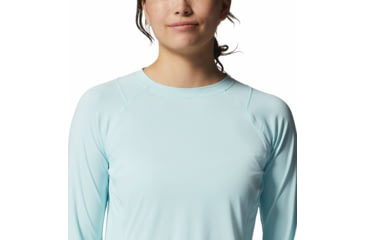 Image of Mountain Hardwear Crater Lake Long Sleeve Top - Womens, Pale Ice, Extra Large, 1982721428-Pale Ice-XL