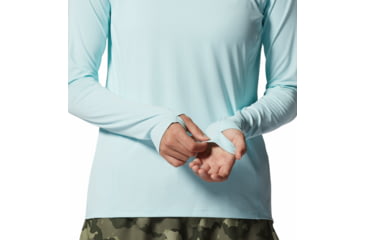 Image of Mountain Hardwear Crater Lake Long Sleeve Top - Womens, Pale Ice, Extra Large, 1982721428-Pale Ice-XL