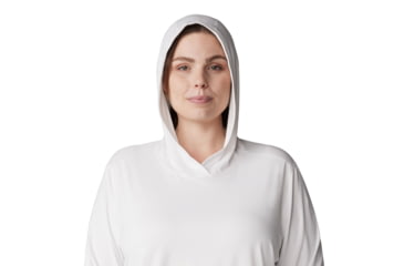 Image of Mountain Hardwear Crater Lake LS Hoody - Women's Extended, Fogbank, 1X, 1829682-102-1X
