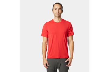 Image of Mountain Hardwear Crater Lake Short Sleeve T-Shirt - Mens, Racer, Medium, 1829341637-M